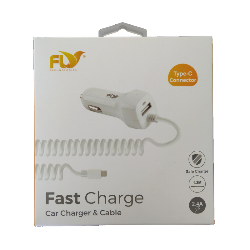 Chargeur de voiture USB + Cable FLY