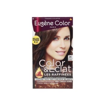 Coloration Cheveux N°34 Châtain Noisette Eugène Color