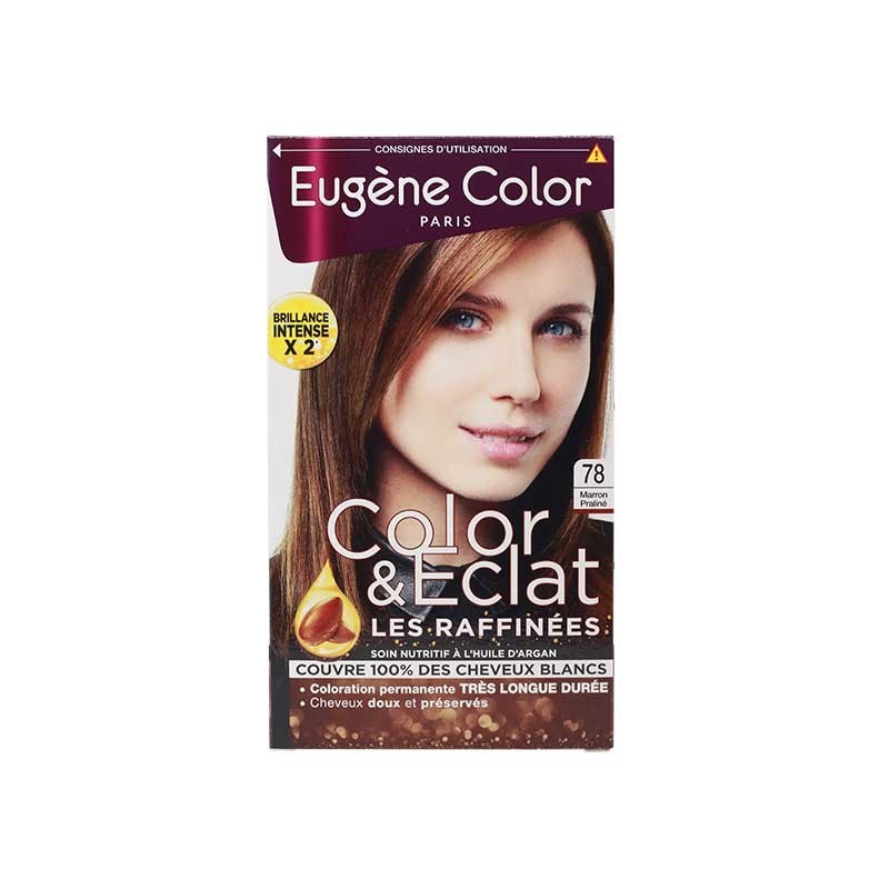 Coloration Cheuveux -N°78 Marron Praliné Eugène Color