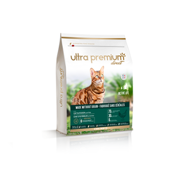 Croquette pour Chat Adulte dextérieur 3kg Ultra Premium