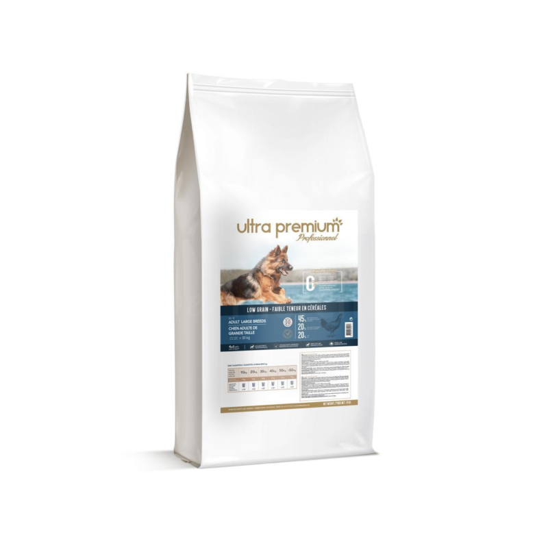 Croquette pour Chien Adulte de Grande Taille 15kg Ultra Premium | poids adulte supérieur à 30kg