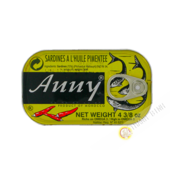 Sardines au Piment Anny 125grs