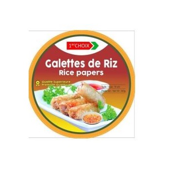 Galettess de riz 300grs 16cm 99% riz