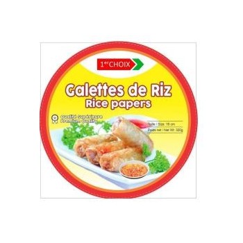 Galettess de riz 300grs 16cm 60% riz