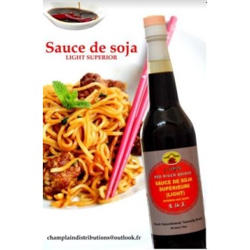 Sauce de soja light red river bridge 625ml
