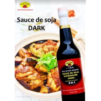 Sauce de soja dark red river bridge 625ml