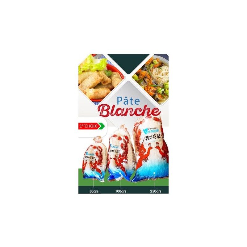 Pâte blanche 100grs