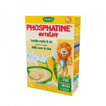 Céréales Phosphatine Lactée Riz de Maïs Blédina 200G