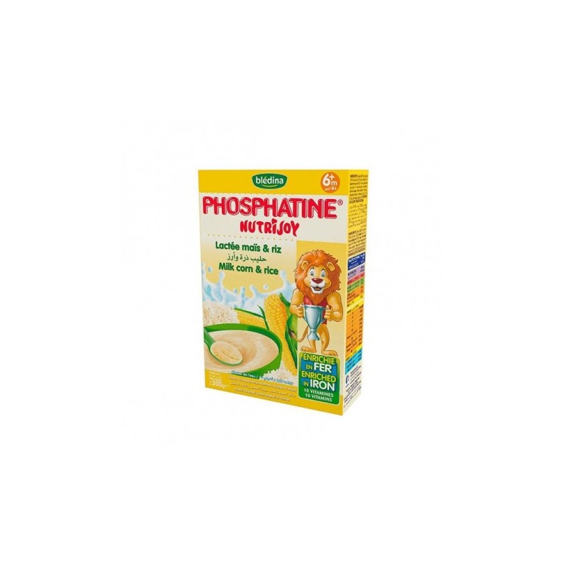 Céréales Phosphatine Lactée Riz de Maïs Blédina 200G