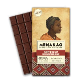 Chocolat 63% Cajou et Fleur de Sel 75g