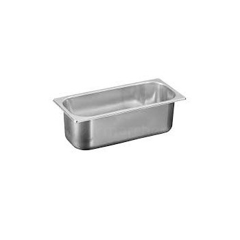 Bac à glace inox 260x160x170 5l profond