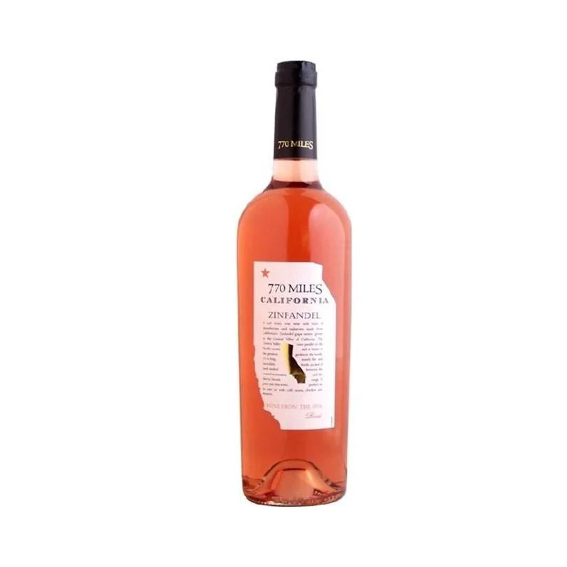 Vin rosé 770Miles  white zinfandel 75cl