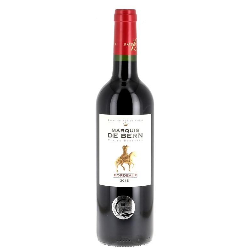 Vin rouge Marquis de bern rouge 2020 75cl
