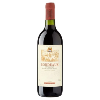 Vin rouge Le petit cave bordeaux sup 75cl