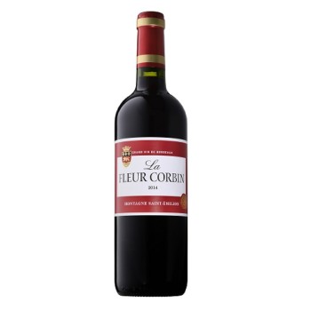 Vin rouge La fleur de corbin 75cl