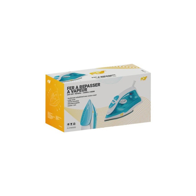 Fer à Vapeur 1700 W Fly Semelle en Téflon
