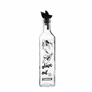 Huile carrée d'huile d'olive noire