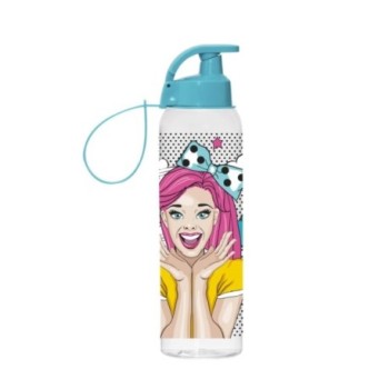 Bouteille d'eau de 750 cc avec cintre - oups plastique