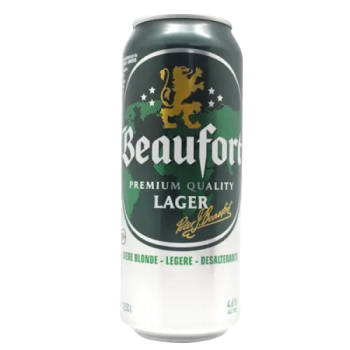 Bière en canette Beaufort...