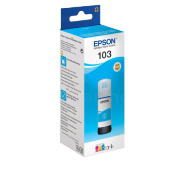 EPSON 103 EcoTank Cyan ink bottle