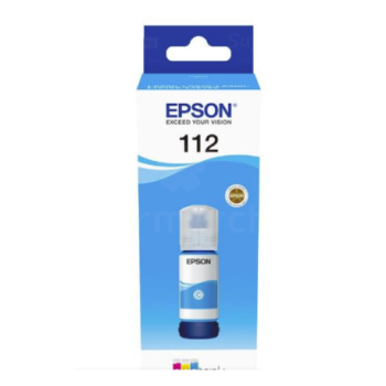 EPSON 112 EcoTank Pigment Cyan ink bottle
