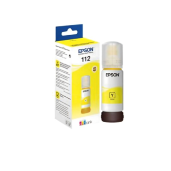 EPSON 112 EcoTank Pigment Yellow ink bottle