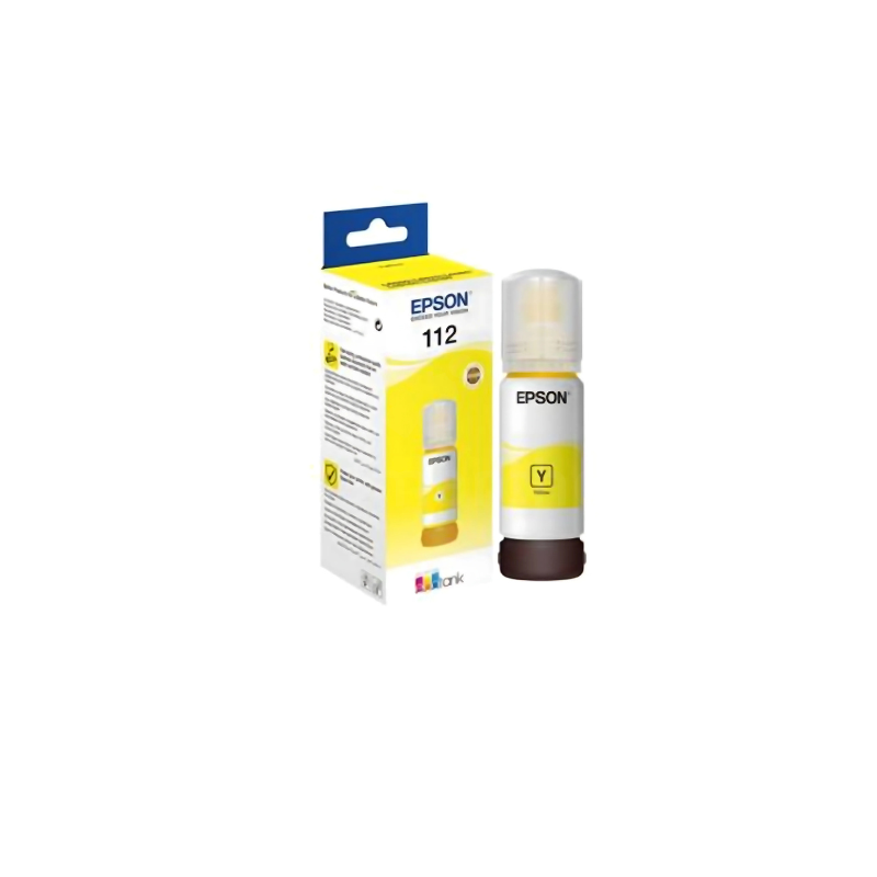EPSON 112 EcoTank Pigment Yellow ink bottle