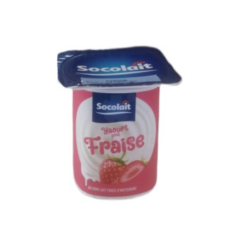 Yaourt aromatisé fraise...