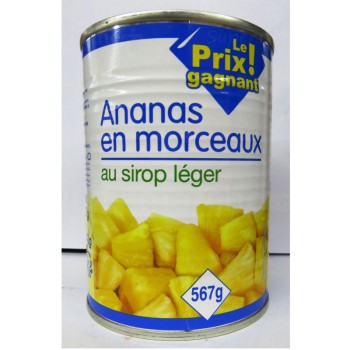 Ananas En Morceaux Bte 3/4 Pg