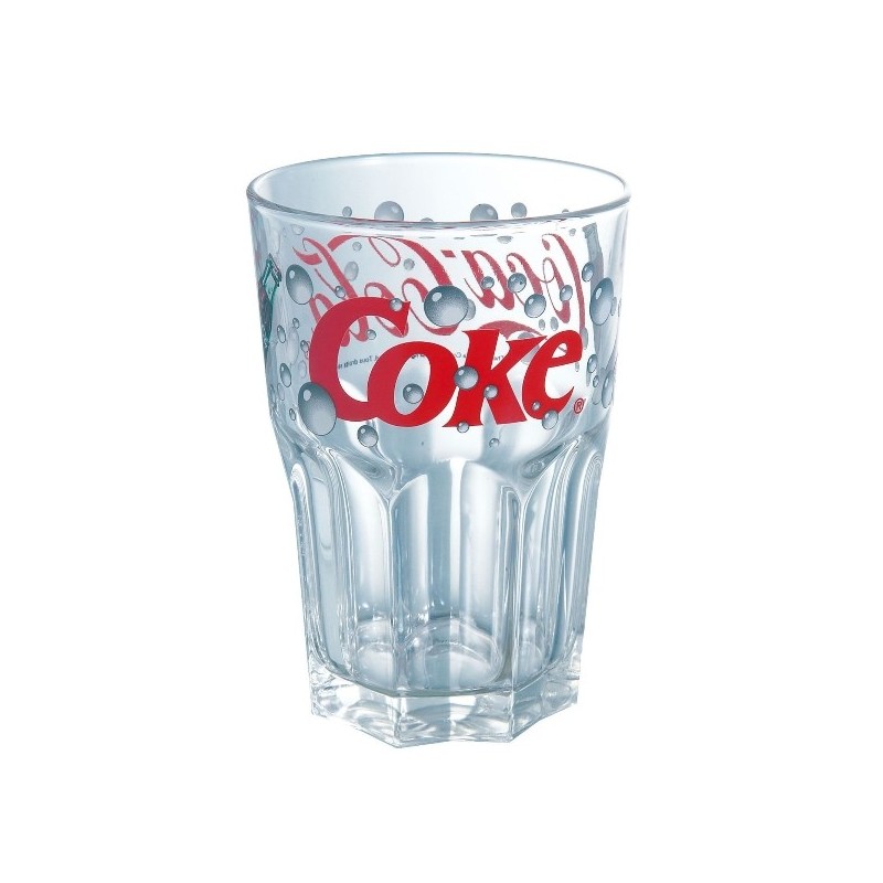 Set de 2 gobelets hauts Coca Cola Buble Luminarc
