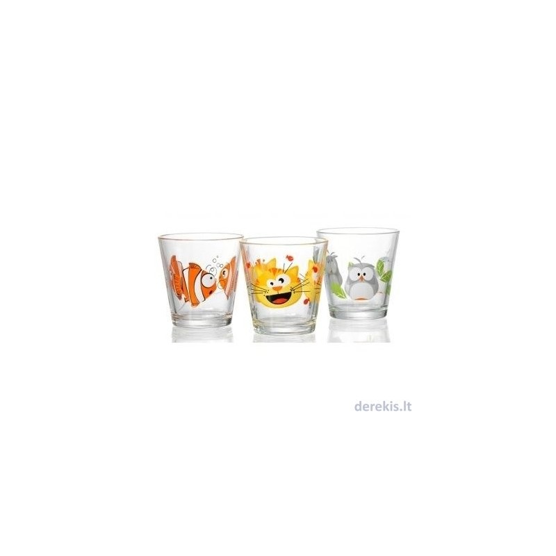 Lot de 3 Verres  FUNNY