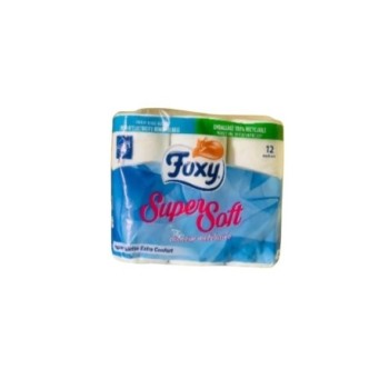 PAPIER TOILETTE FOXY SUPER SOFT 2PLIS RLX DE 12